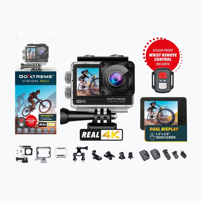 Камера GoXtreme Vision DUO 4K чорна 20161