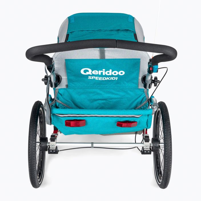 Причіп велосипедний одномісний Qeridoo Speedkid1 блакитний Q-SK1-21-P 4