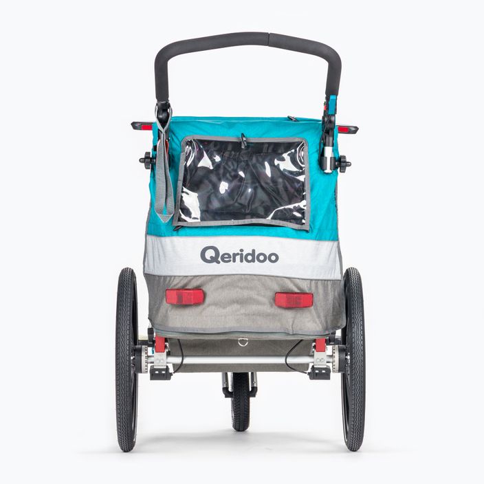 Причіп велосипедний одномісний Qeridoo Sportrex1 блакитний Q-SR1-21-P 4