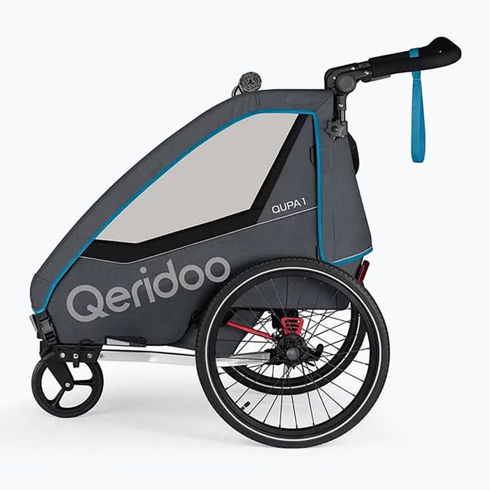 Причіп для велосипеда Qeridoo Qupa 1 синій 2