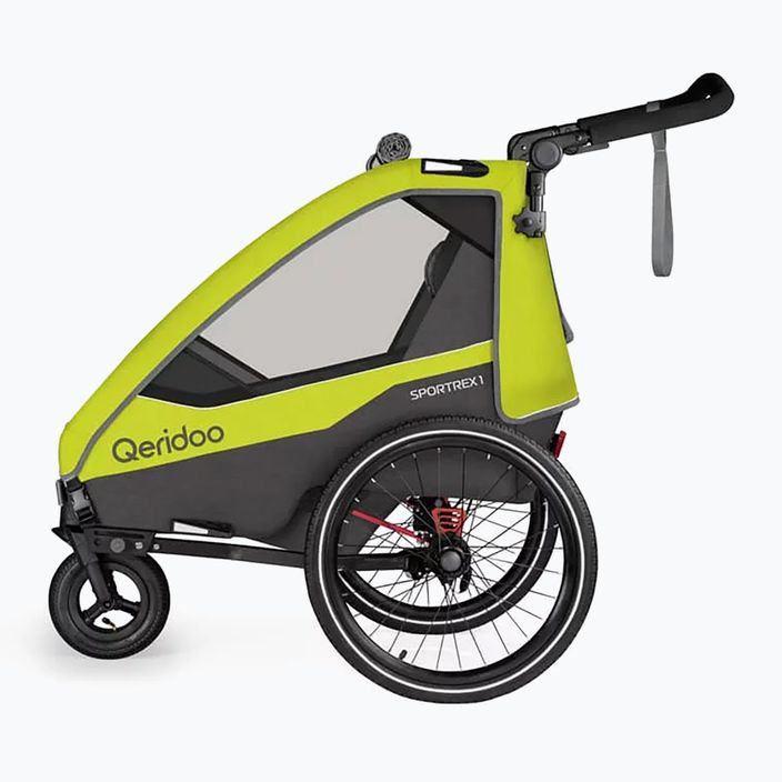 Причіп для велосипедів Qeridoo Sportrex 1 новий салатовий зелений 2