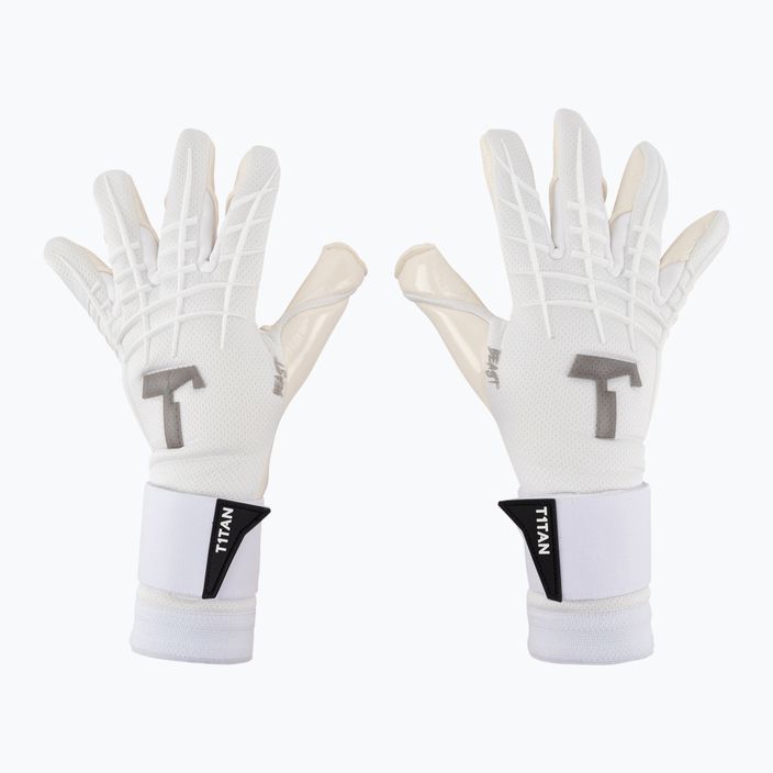 T1TAN Beast 3.0 Воротарські рукавиці білі
