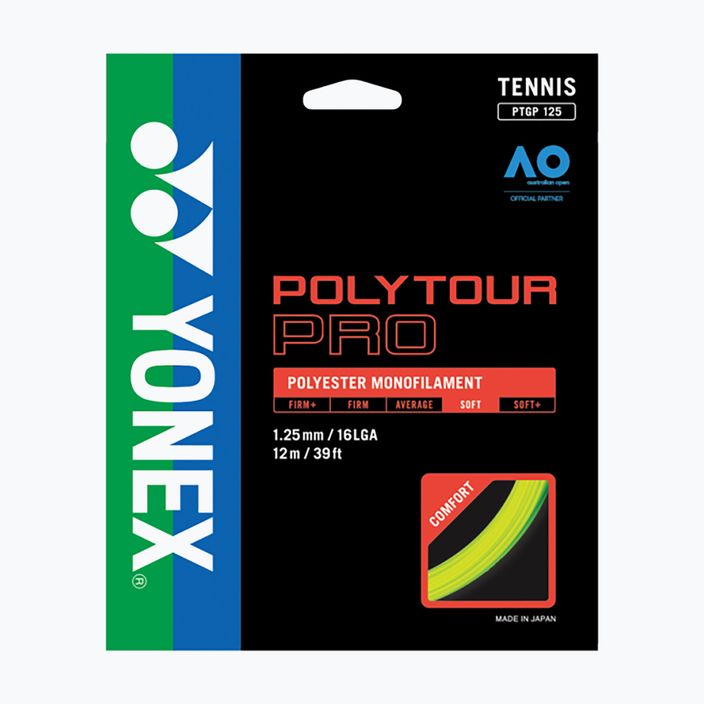 Тенісна струна YONEX Poly Tour Pro Set 12 m yellow