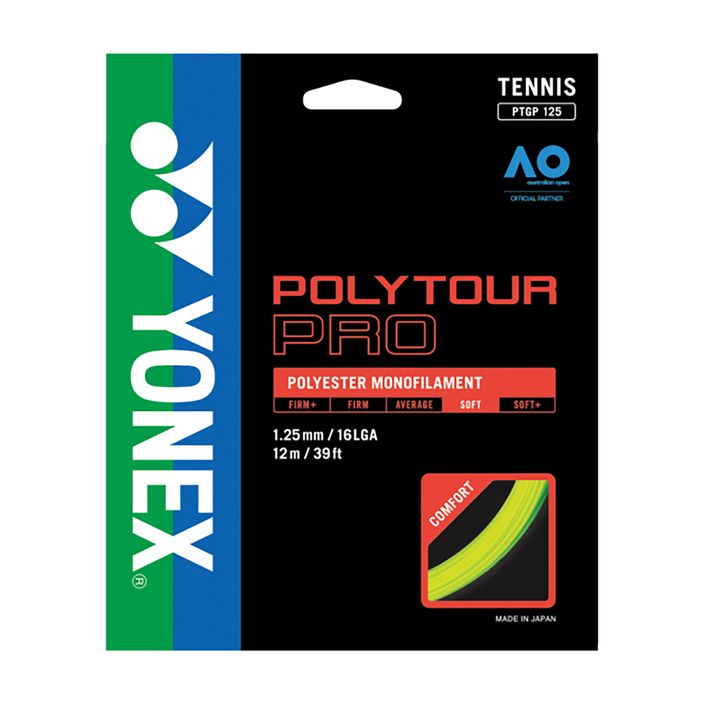 Тенісна струна YONEX Poly Tour Pro Set 12 m yellow 2