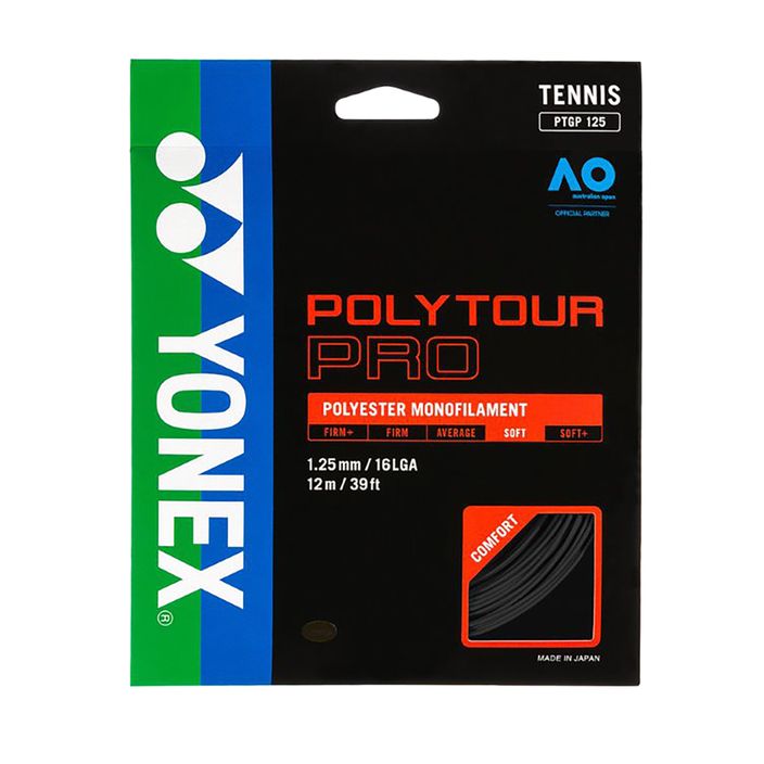 Тенісна струна YONEX Poly Tour Pro 125 Set 12 m grafitowy 2