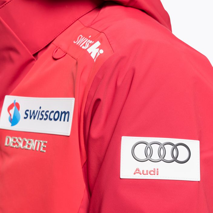 Куртка лижна чоловіча Descente Swiss National Team Replica dark red 11
