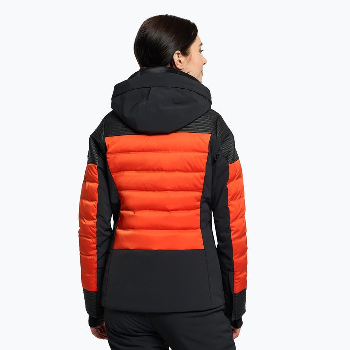 Куртка лижна жіноча Descente Rozetta momiji orange 4