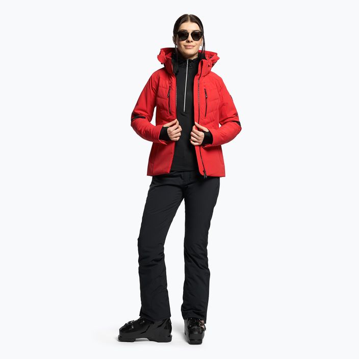 Куртка лижна жіноча Descente Brianne electric red/electric red 2