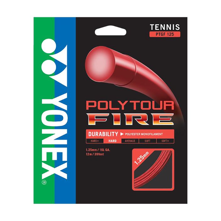 Тенісна струна YONEX Poly Tour Fire Set 12 m red 2