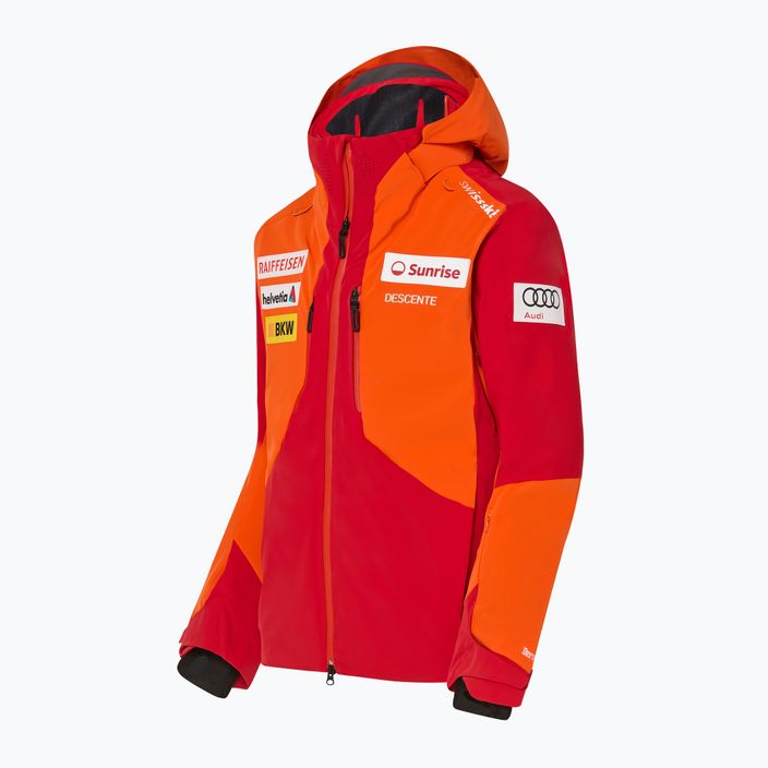 Куртка гірськолижна чоловіча Descente Swiss mandarin orange 7
