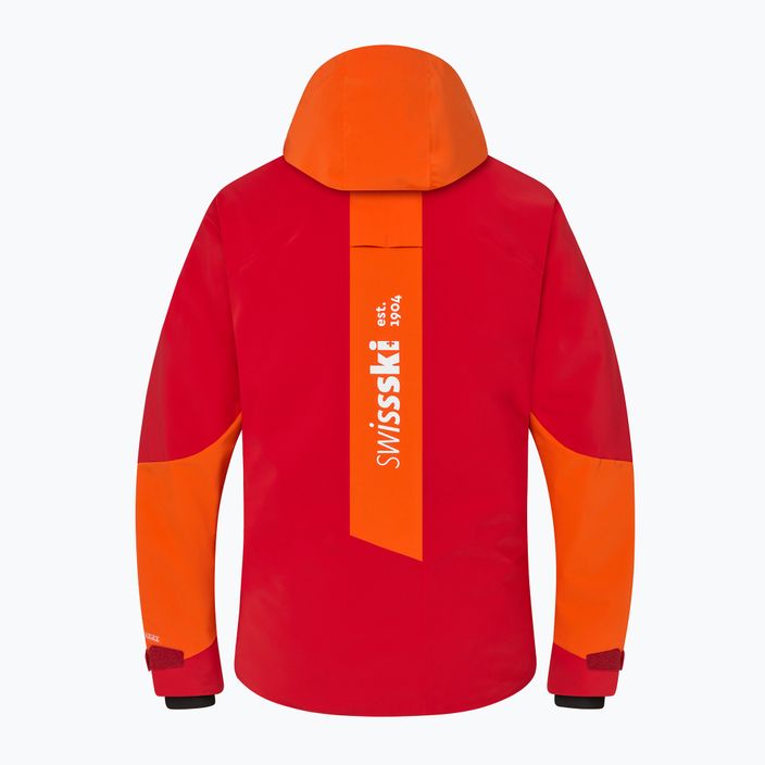Куртка гірськолижна чоловіча Descente Swiss mandarin orange 8