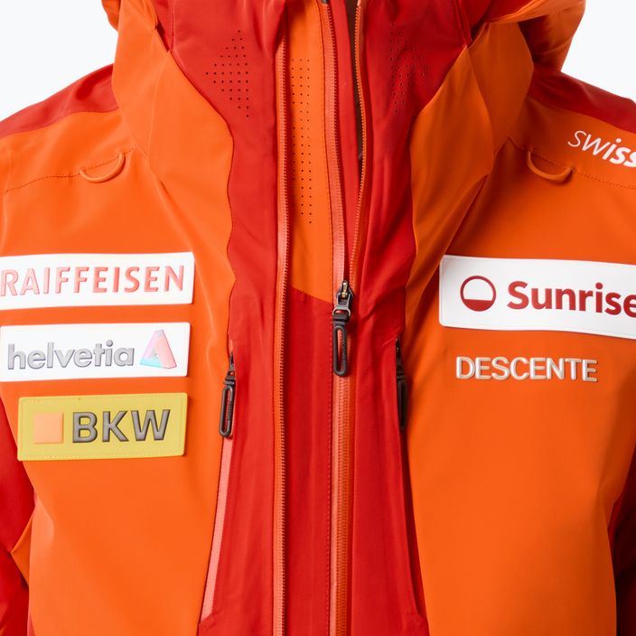 Куртка гірськолижна чоловіча Descente Swiss mandarin orange 9