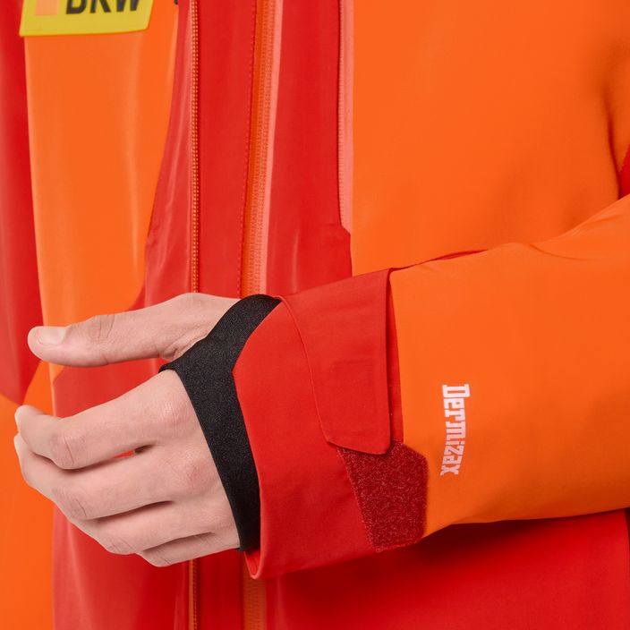 Куртка гірськолижна чоловіча Descente Swiss mandarin orange 11