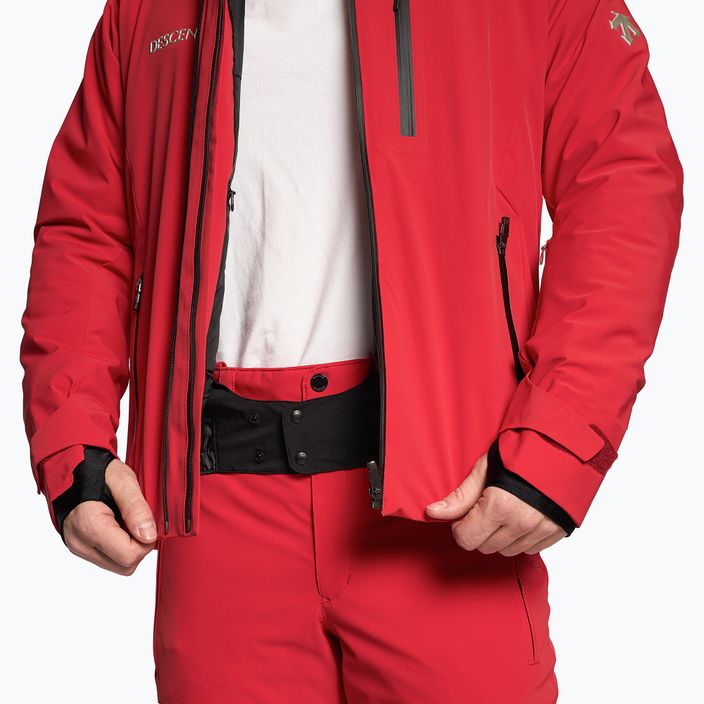 Куртка гірськолижна чоловіча Descente Paddy electric red 7