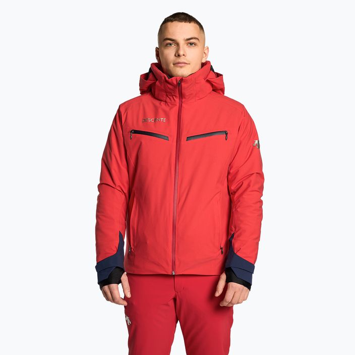 Куртка гірськолижна чоловіча Descente Tracy electric red
