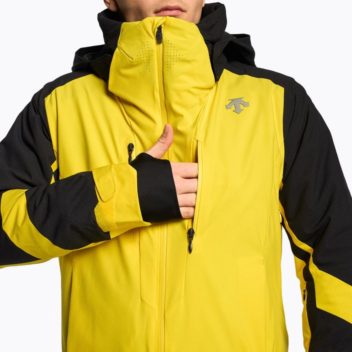 Куртка гірськолижна чоловіча Descente Chester marigold yellow 3