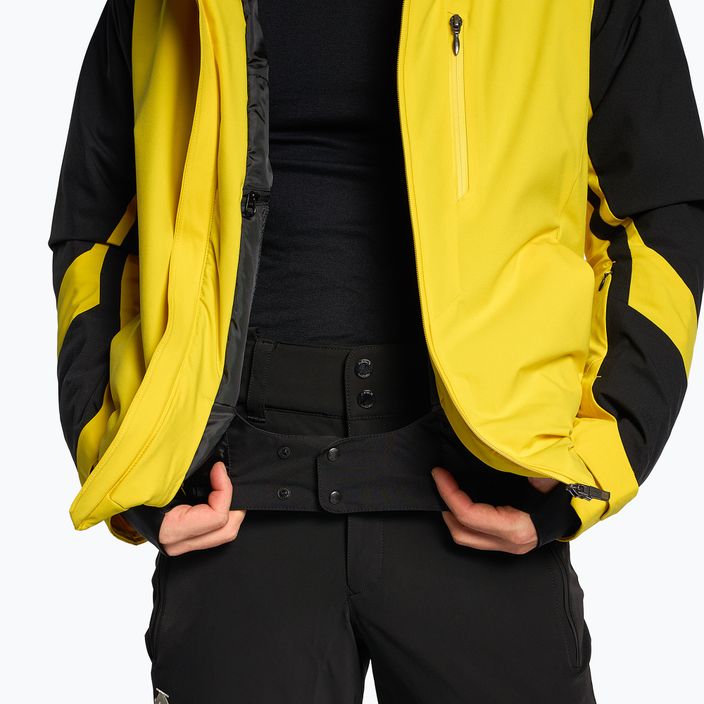 Куртка гірськолижна чоловіча Descente Chester marigold yellow 5