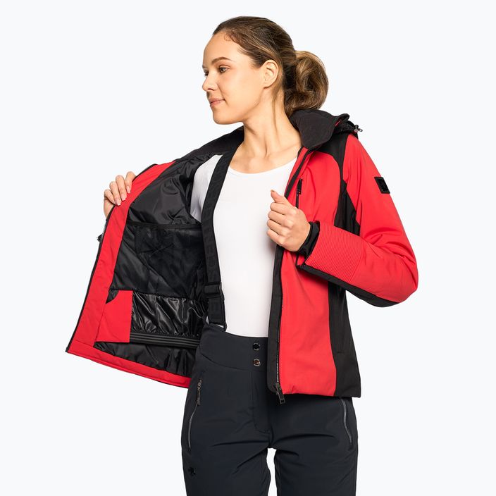 Куртка гірськолижна жіноча Descente Piper electric red 5