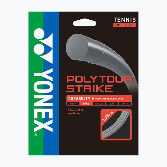 Тенісна струна YONEX Poly Tour Strike Set 12 m gray