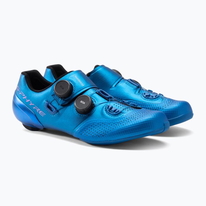 Кросівки велосипедні шосе чоловічі Shimano SH-RC902 blue 5