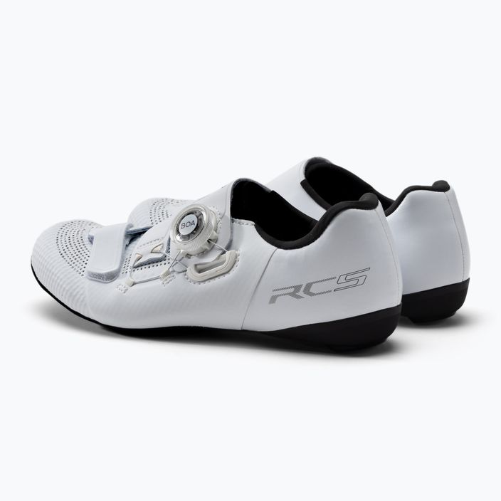 Велотуфлі шосе жіночі Shimano RC502 білі ESHRC502WCW01W37000 3