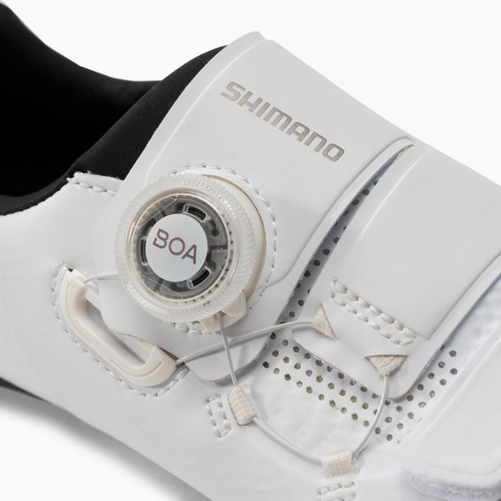Велотуфлі шосе жіночі Shimano RC502 білі ESHRC502WCW01W37000 9