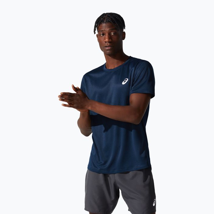 Чоловіча бігова сорочка ASICS Core Top синього кольору