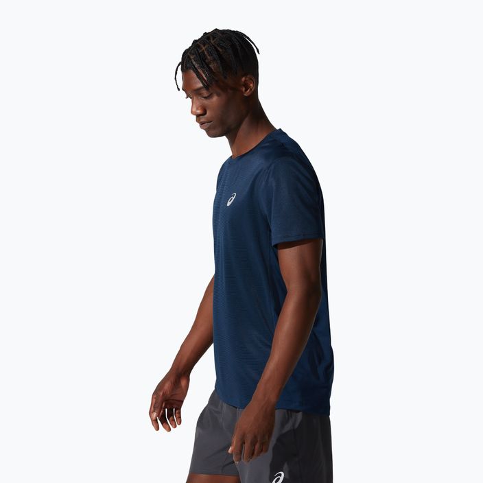Чоловіча бігова сорочка ASICS Core Top синього кольору 4