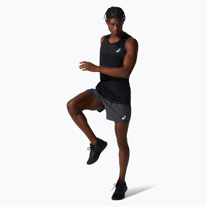 Топ для бігу чоловічий ASICS Core Singlet performance black 2