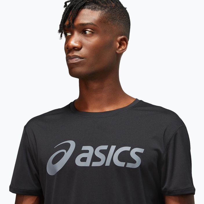 Футболка для бігу чоловіча ASICS Core Top performance black/carrier grey 4