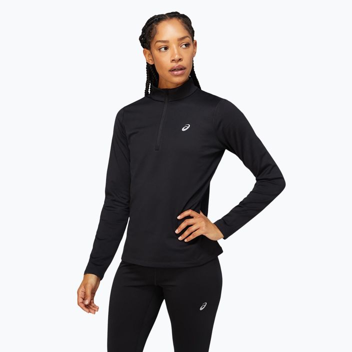 Кофта для бігу жіноча ASICS Core 1/2 Zip Winter Top performance black