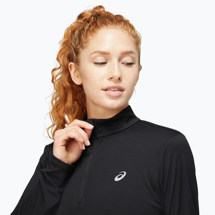 Кофта для бігу жіноча ASICS Core 1/2 Zip Top performance black 4