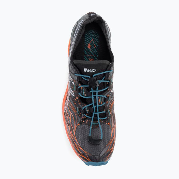 Кросівки бігові жіночі ASICS Fujispeed black/nova orange 6
