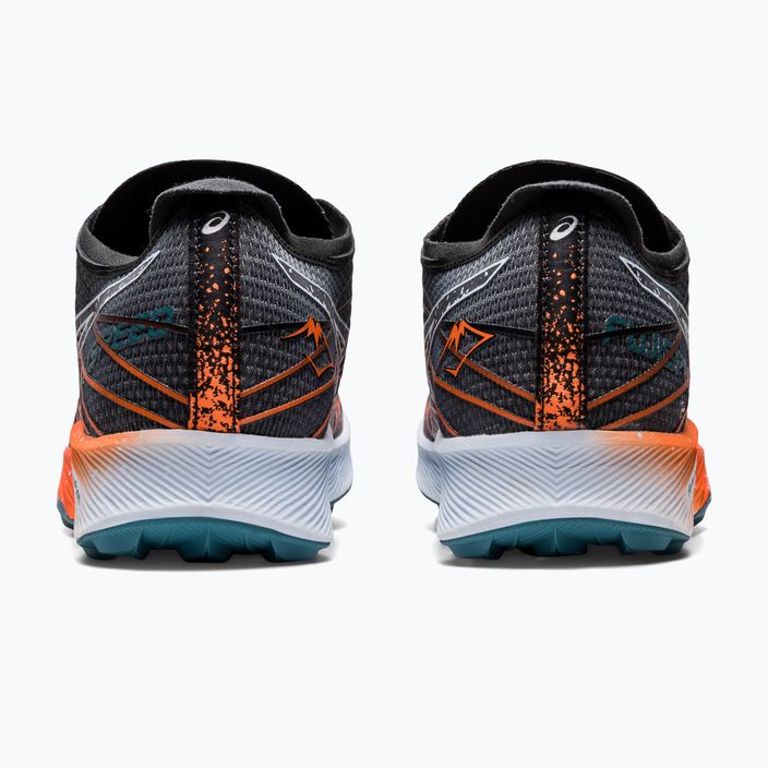 Кросівки бігові жіночі ASICS Fujispeed black/nova orange 10