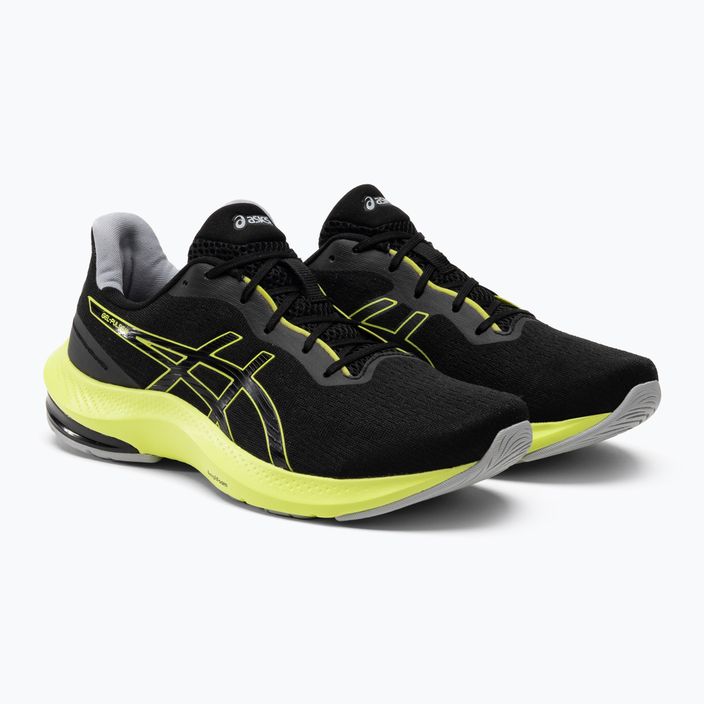 Чоловічі кросівки ASICS Gel-Pulse 14 чорні/світло-жовті 4