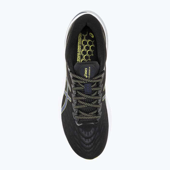 Чоловічі бігові кросівки ASICS Gt-2000 11 чорний / жовтий 6