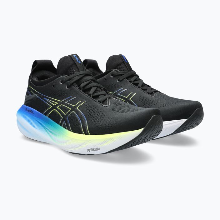 Чоловічі кросівки ASICS Gel-Nimbus 25 чорний / жовтий 11