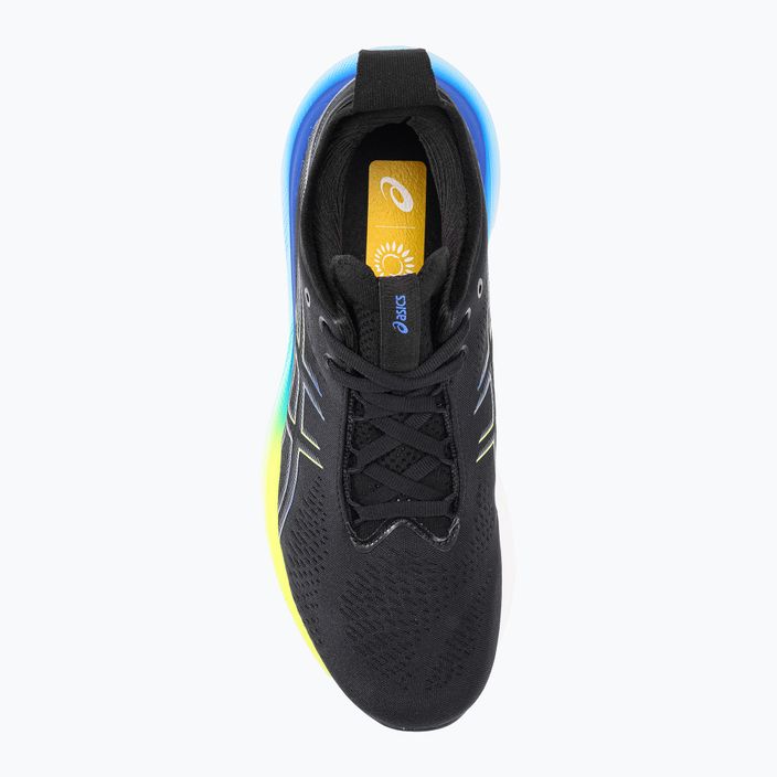 Чоловічі кросівки ASICS Gel-Nimbus 25 чорний / жовтий 6