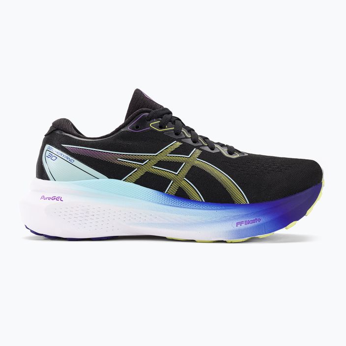 Жіночі бігові кросівки ASICS Gel-Kayano 30 чорні/світло-жовті 2