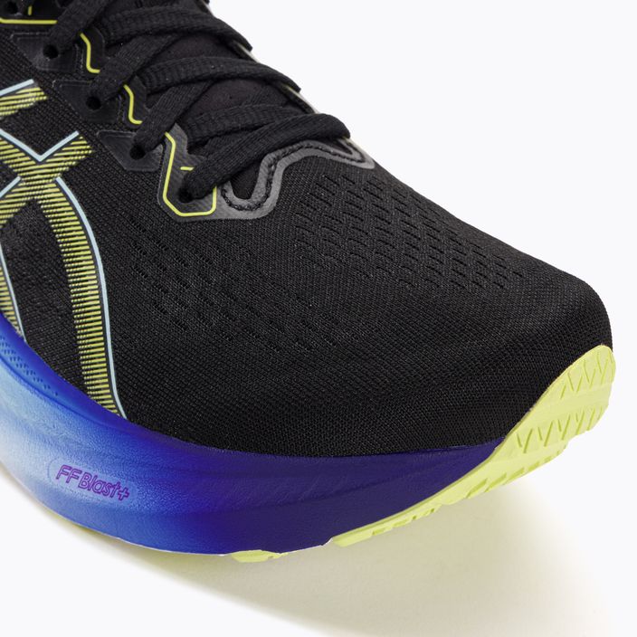 Жіночі бігові кросівки ASICS Gel-Kayano 30 чорні/світло-жовті 7