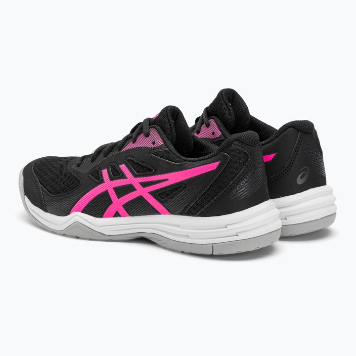 Кросівки для сквошу жіночі ASICS Upcourt 5 black / hot pink 3