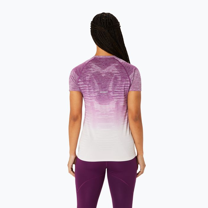 Жіноча бігова сорочка ASICS Безшовний верх бузковий відтінок/насичений ліловий 3