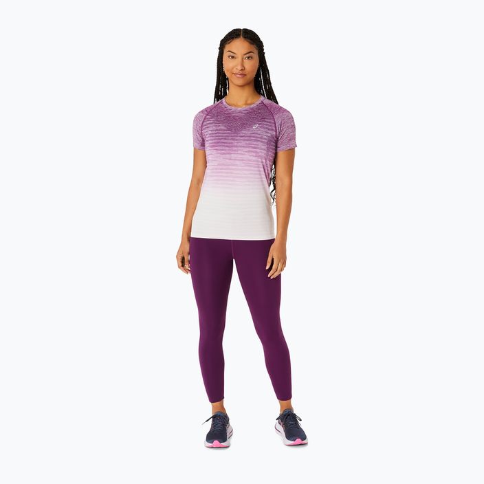 Жіноча бігова сорочка ASICS Безшовний верх бузковий відтінок/насичений ліловий 2