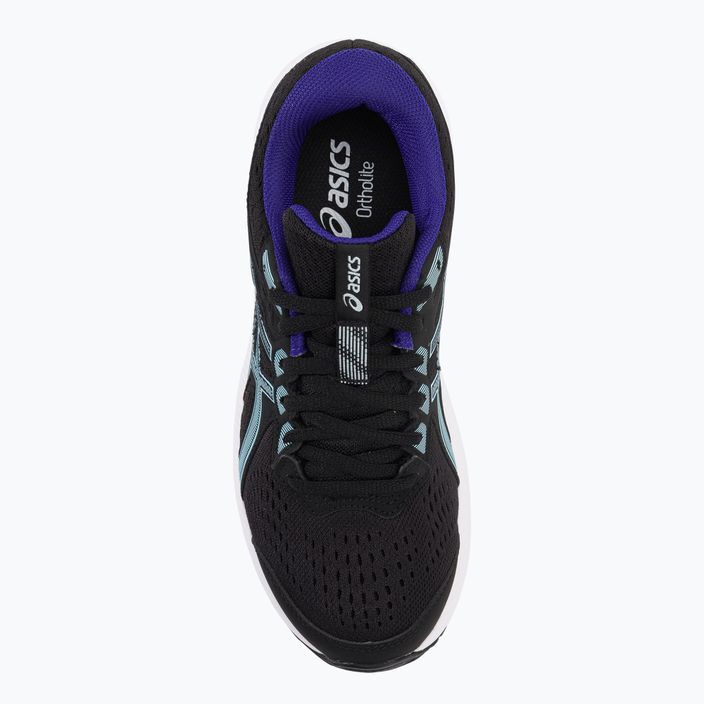 Кросівки бігові жіночі ASICS Gel-Contend 8 black/aquarium 6