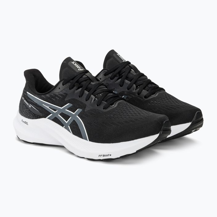 Чоловічі бігові кросівки ASICS GT-2000 12 Wide чорний / сірий 5