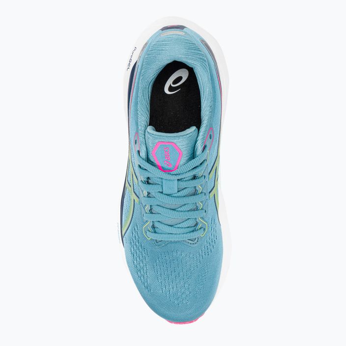 Жіночі бігові кросівки ASICS Gel-Kayano 30 синій / лаймовий зелений 7