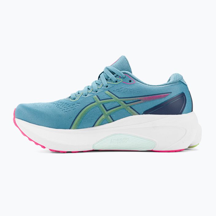 Жіночі бігові кросівки ASICS Gel-Kayano 30 синій / лаймовий зелений 3