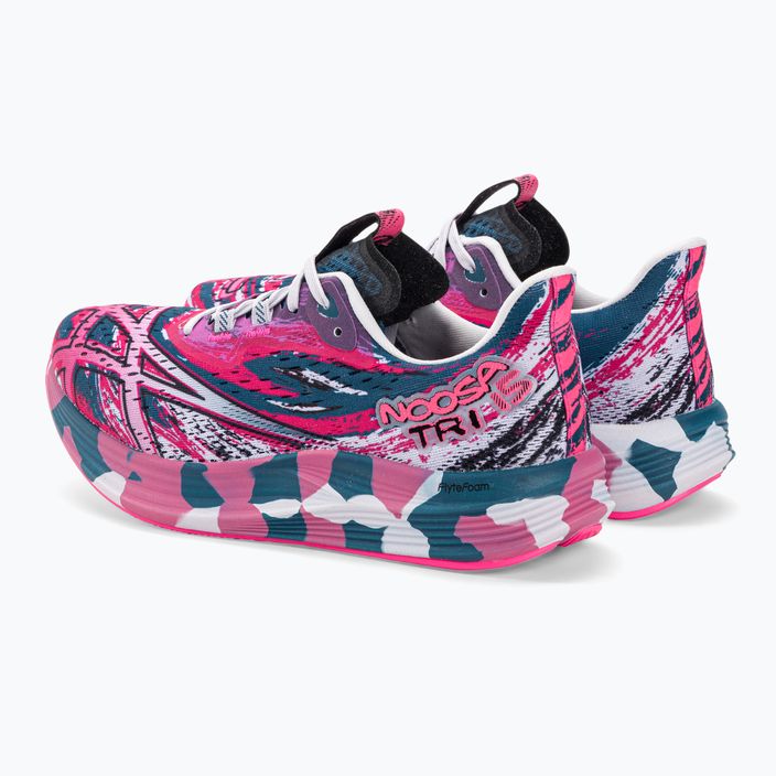 Жіночі бігові кросівки ASICS Noosa Tri 15 спокійний бірюзовий/гарячо-рожевий 3