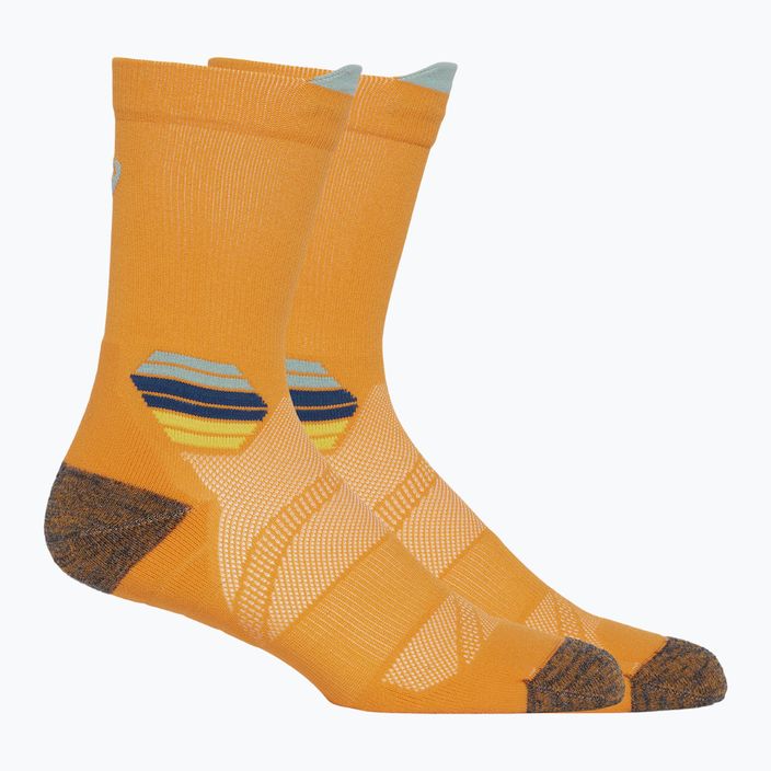 Шкарпетки для бігу ASICS Fujitrail Run Crew жовті/темно-м'ятні
