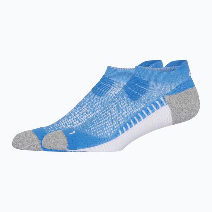 Шкарпетки для бігу ASICS Performance Run Ankle водний пейзаж/блискучі білі 2